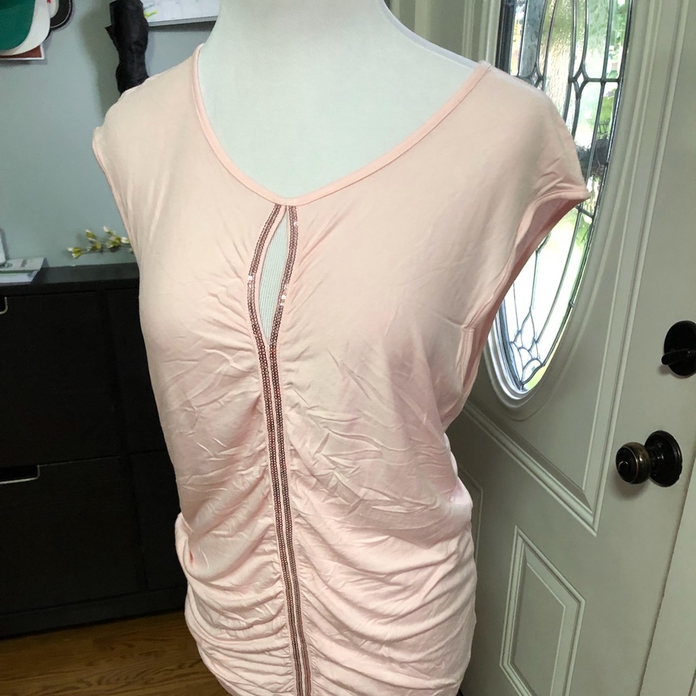Willi Smith pink top. Size L. EUC!